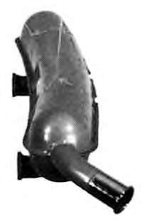 Глушитель выхлопных газов конечный