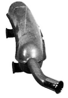 Глушитель выхлопных газов конечный