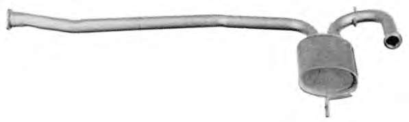 Средний глушитель выхлопных газов