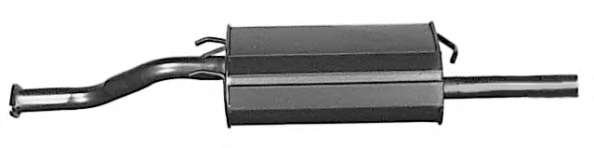 Глушитель выхлопных газов конечный