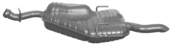Глушитель выхлопных газов конечный