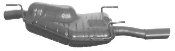 Глушитель выхлопных газов конечный