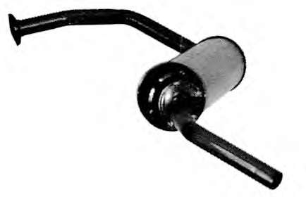 Глушитель выхлопных газов конечный