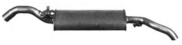 Глушитель выхлопных газов конечный