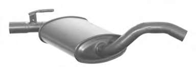 Средний глушитель выхлопных газов