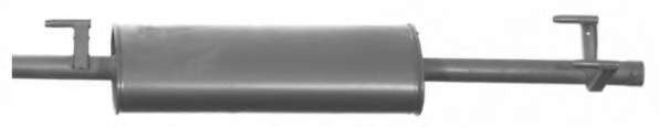 Средний глушитель выхлопных газов