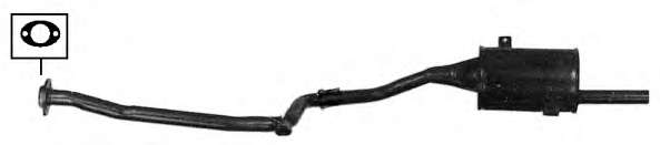 Глушитель выхлопных газов конечный