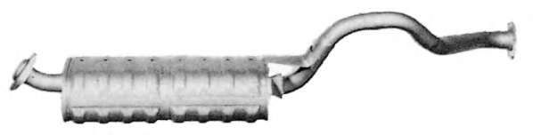Глушитель выхлопных газов конечный