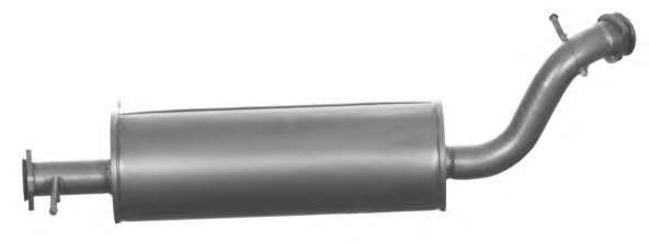 Средний глушитель выхлопных газов