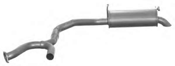Глушитель выхлопных газов конечный