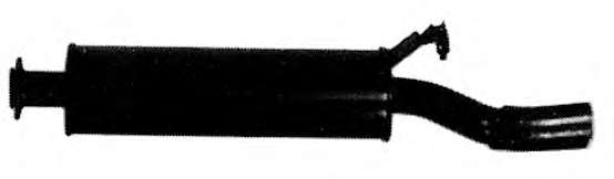 Глушитель выхлопных газов конечный