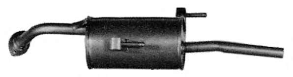 Глушитель выхлопных газов конечный