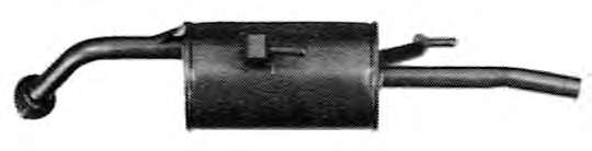 Глушитель выхлопных газов конечный