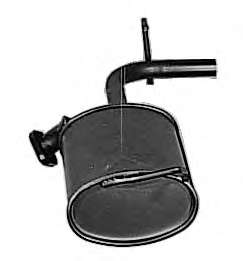 Глушитель выхлопных газов конечный