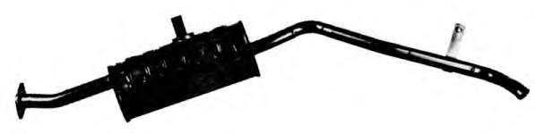 Глушитель выхлопных газов конечный