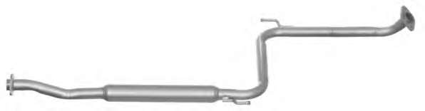 Средний глушитель выхлопных газов