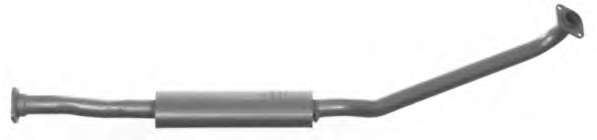 Средний глушитель выхлопных газов