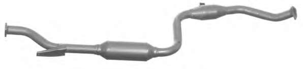 Средний глушитель выхлопных газов