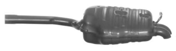 Глушитель выхлопных газов конечный