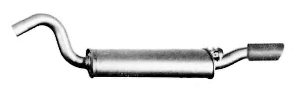 Глушитель выхлопных газов конечный