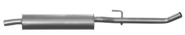 Средний глушитель выхлопных газов
