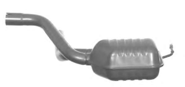 Средний глушитель выхлопных газов