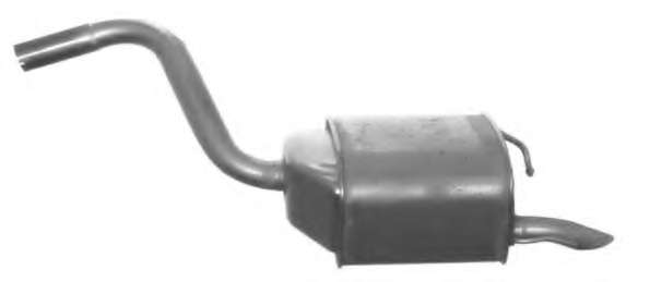 Глушитель выхлопных газов конечный