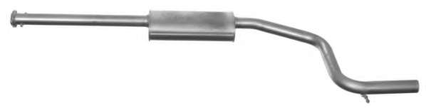 Средний глушитель выхлопных газов