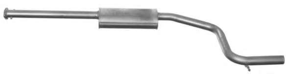 Средний глушитель выхлопных газов