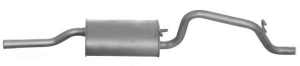 Глушитель выхлопных газов конечный