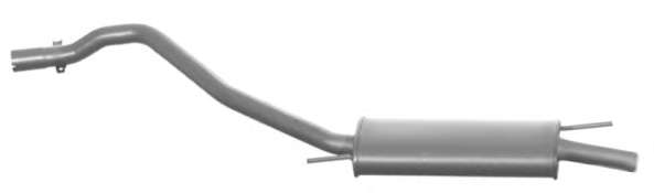 Глушитель выхлопных газов конечный