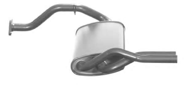 Глушитель выхлопных газов конечный