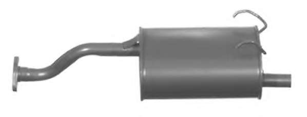 Глушитель выхлопных газов конечный