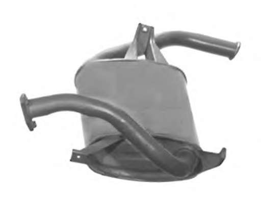 Глушитель выхлопных газов конечный