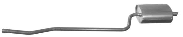 Глушитель выхлопных газов конечный