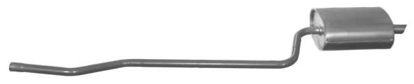 Глушитель выхлопных газов конечный