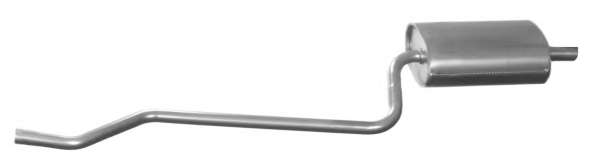 Глушитель выхлопных газов конечный