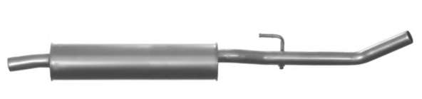 Средний глушитель выхлопных газов