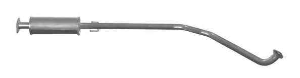 Средний глушитель выхлопных газов