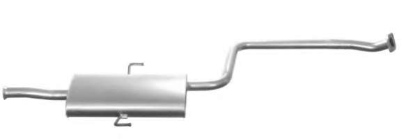 Средний глушитель выхлопных газов