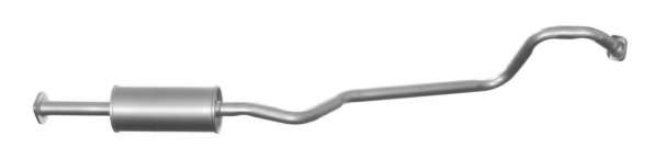 Средний глушитель выхлопных газов