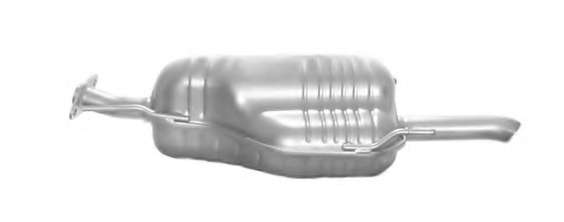 Глушитель выхлопных газов конечный