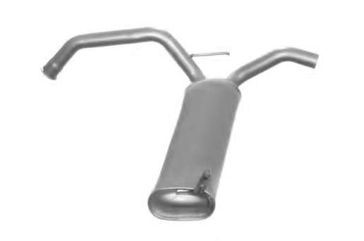 Глушитель выхлопных газов конечный