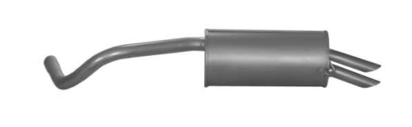 Глушитель выхлопных газов конечный