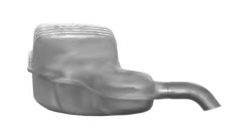 Глушитель выхлопных газов конечный