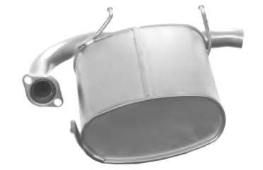 Глушитель выхлопных газов конечный