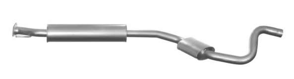 Средний глушитель выхлопных газов