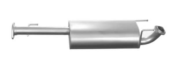 Средний глушитель выхлопных газов