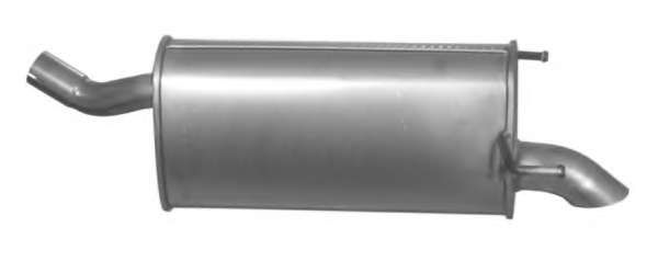 Глушитель выхлопных газов конечный