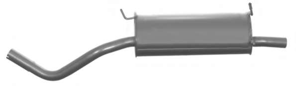 Глушитель выхлопных газов конечный